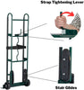 Harper Trucks 6781 Appliance Hand Truck, Dark Green